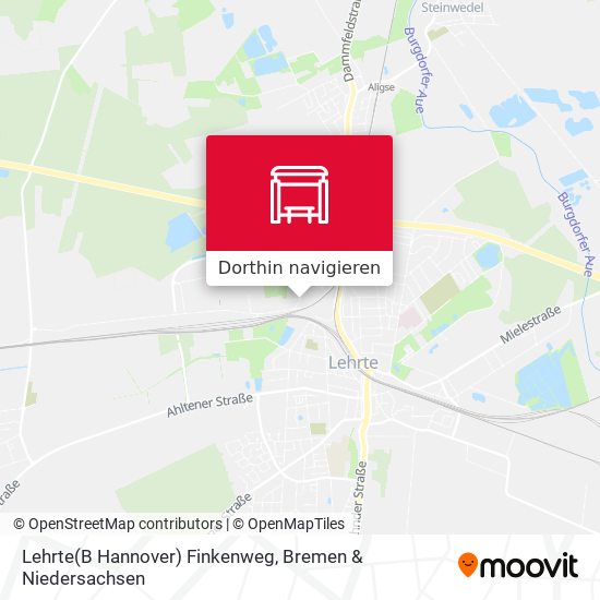 Lehrte(B Hannover) Finkenweg Karte