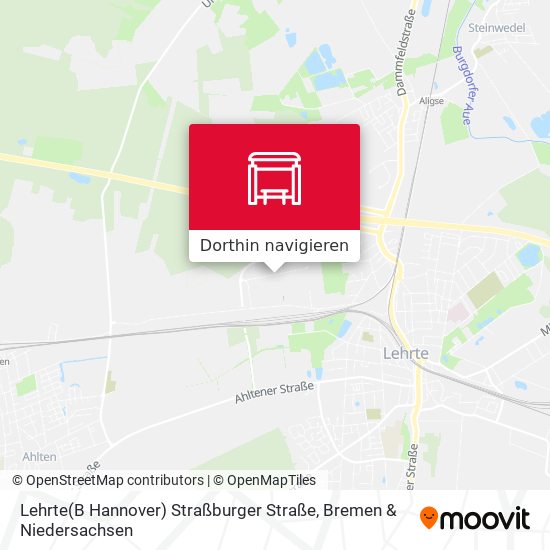 Lehrte(B Hannover) Straßburger Straße Karte
