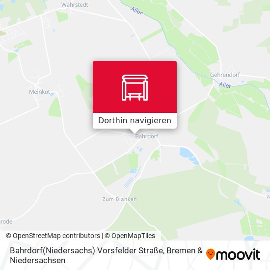 Bahrdorf(Niedersachs) Vorsfelder Straße Karte