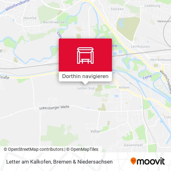 Letter am Kalkofen Karte