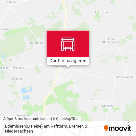 Edemissen(B Peine) am Raffturm Karte