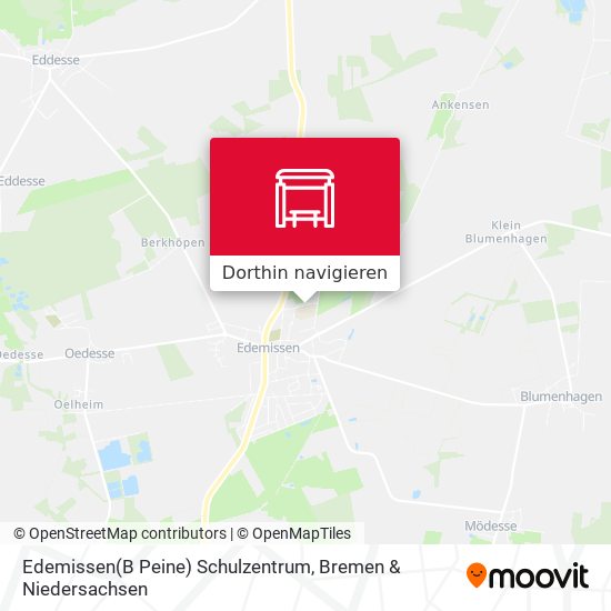 Edemissen(B Peine) Schulzentrum Karte