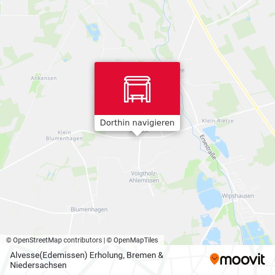 Alvesse(Edemissen) Erholung Karte