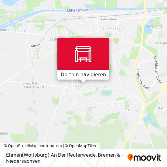 Ehmen(Wolfsburg) An Der Reuterweide Karte