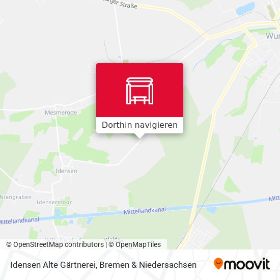 Idensen Alte Gärtnerei Karte