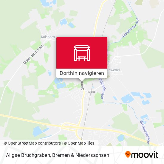 Aligse Bruchgraben Karte