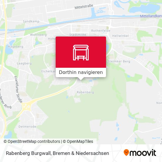 Rabenberg Burgwall Karte