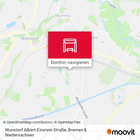 Wunstorf Albert-Einstein-Straße Karte
