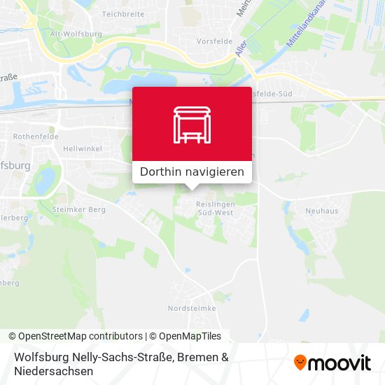 Wolfsburg Nelly-Sachs-Straße Karte