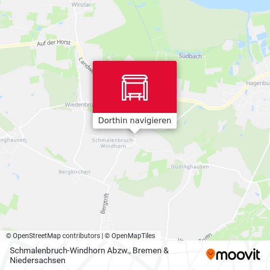Schmalenbruch-Windhorn Abzw. Karte