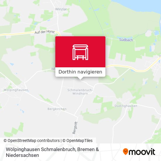Wölpinghausen Schmalenbruch Karte