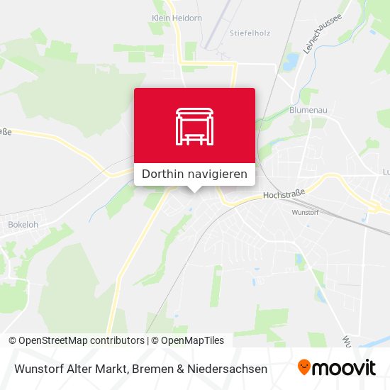 Wunstorf Alter Markt Karte