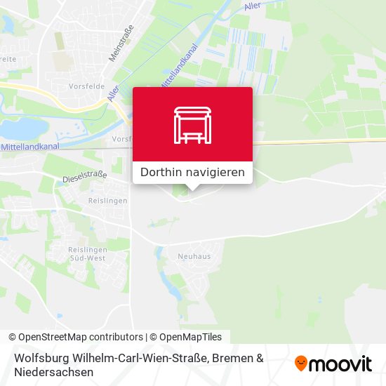 Wolfsburg Wilhelm-Carl-Wien-Straße Karte