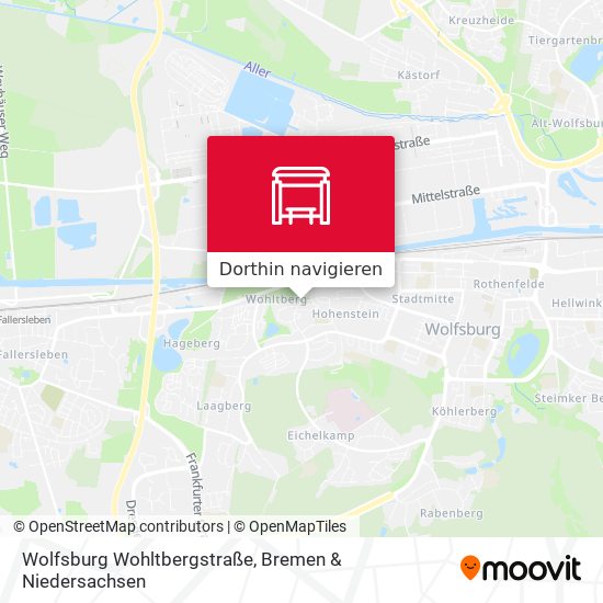Wolfsburg Wohltbergstraße Karte