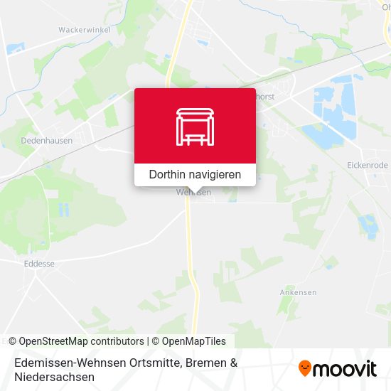 Edemissen-Wehnsen Ortsmitte Karte