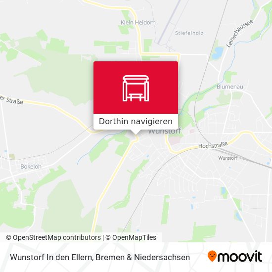 Wunstorf In den Ellern Karte