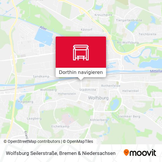 Wolfsburg Seilerstraße Karte