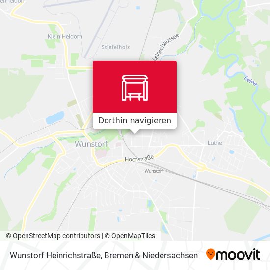 Wunstorf Heinrichstraße Karte