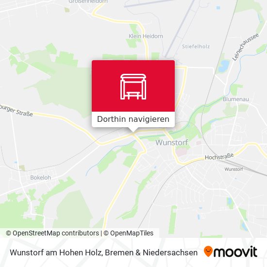 Wunstorf am Hohen Holz Karte