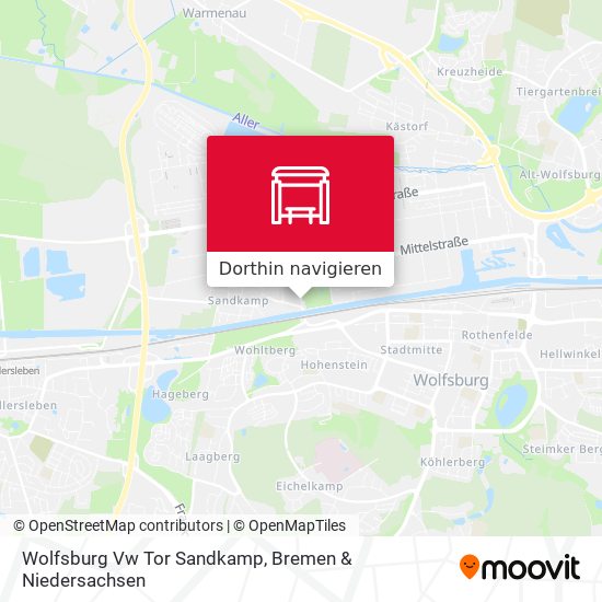 Wolfsburg Vw Tor Sandkamp Karte