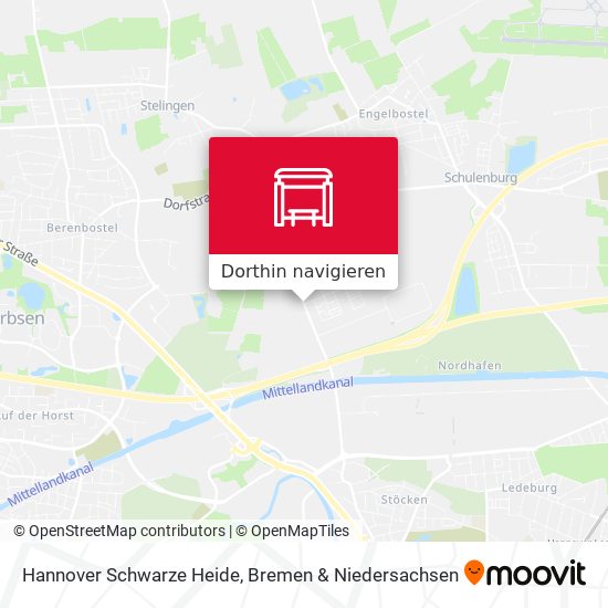 Hannover Schwarze Heide Karte