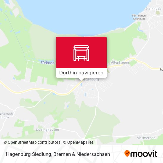 Hagenburg Siedlung Karte