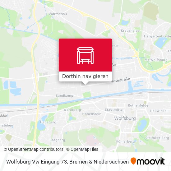 Wolfsburg Vw Eingang 73 Karte