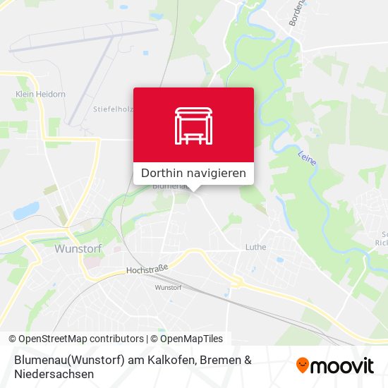 Blumenau(Wunstorf) am Kalkofen Karte