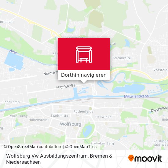 Wolfsburg Vw Ausbildungszentrum Karte