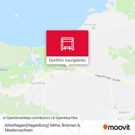 Altenhagen(Hagenburg) Mitte Karte