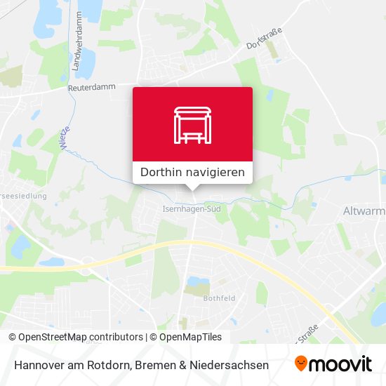 Hannover am Rotdorn Karte