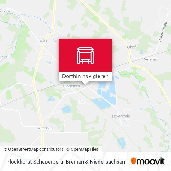 Plockhorst Schaperberg Karte