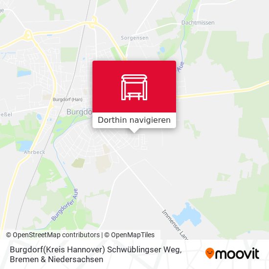 Burgdorf(Kreis Hannover) Schwüblingser Weg Karte
