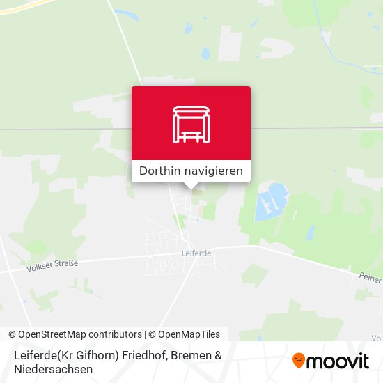 Leiferde(Kr Gifhorn) Friedhof Karte