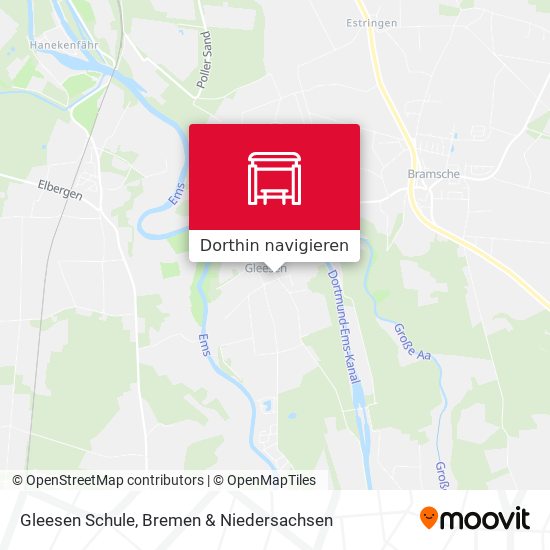 Gleesen Schule Karte