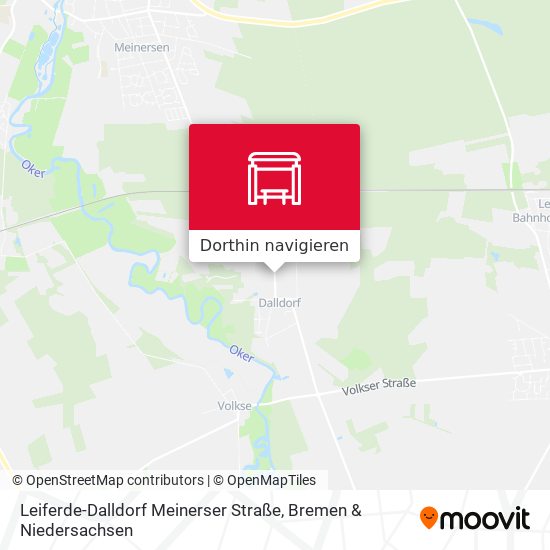 Leiferde-Dalldorf Meinerser Straße Karte
