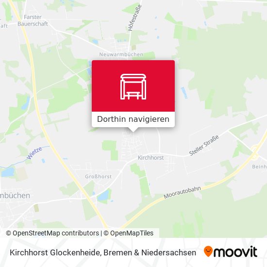 Kirchhorst Glockenheide Karte