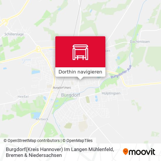 Burgdorf(Kreis Hannover) Im Langen Mühlenfeld Karte