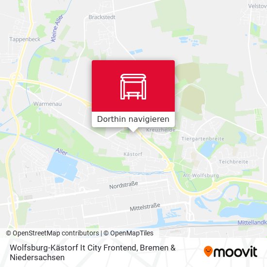 Wolfsburg-Kästorf It City Frontend Karte