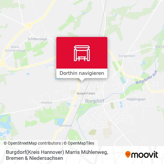Burgdorf(Kreis Hannover) Marris Mühlenweg Karte