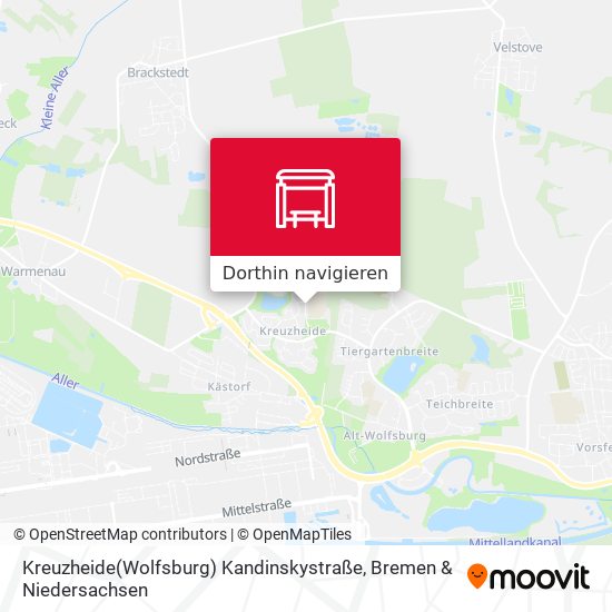 Kreuzheide(Wolfsburg) Kandinskystraße Karte