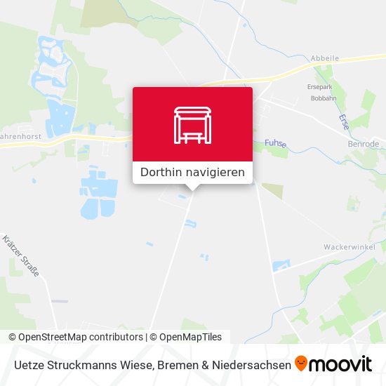 Uetze Struckmanns Wiese Karte