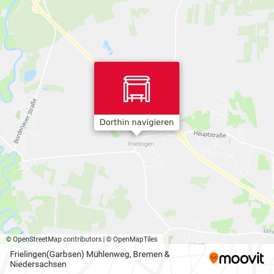 Frielingen(Garbsen) Mühlenweg Karte