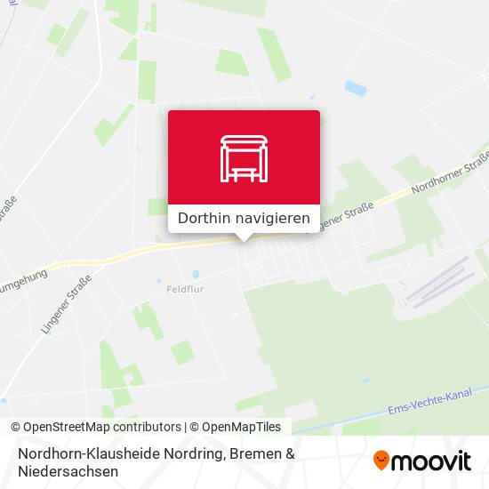 Nordhorn-Klausheide Nordring Karte