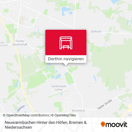 Neuwarmbüchen Hinter den Höfen Karte