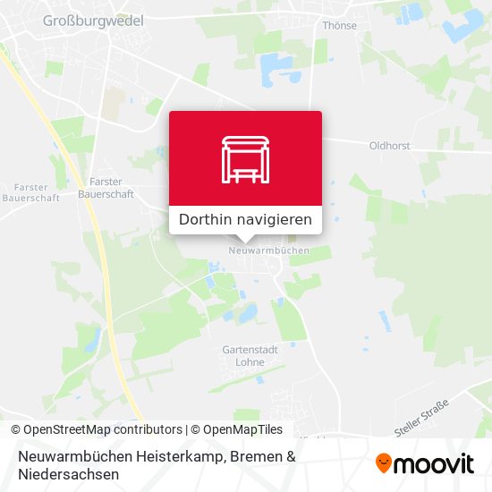 Neuwarmbüchen Heisterkamp Karte