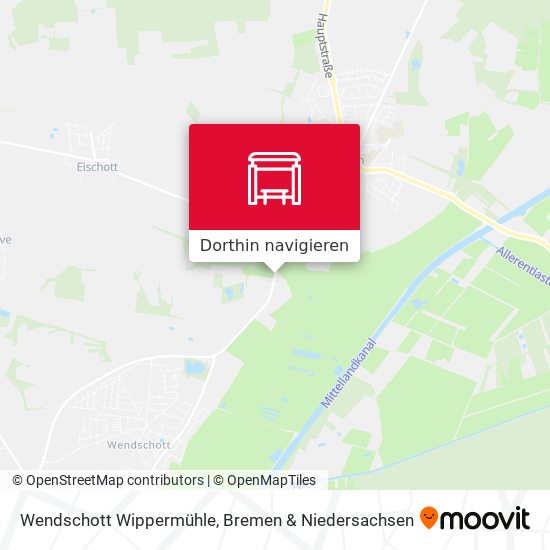 Wendschott Wippermühle Karte
