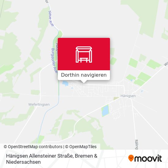 Hänigsen Allensteiner Straße Karte