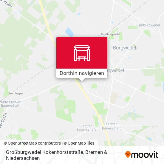 Großburgwedel Kokenhorststraße Karte