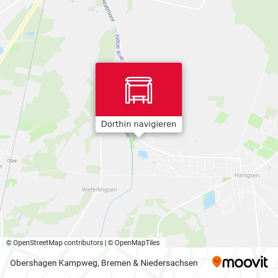 Obershagen Kampweg Karte